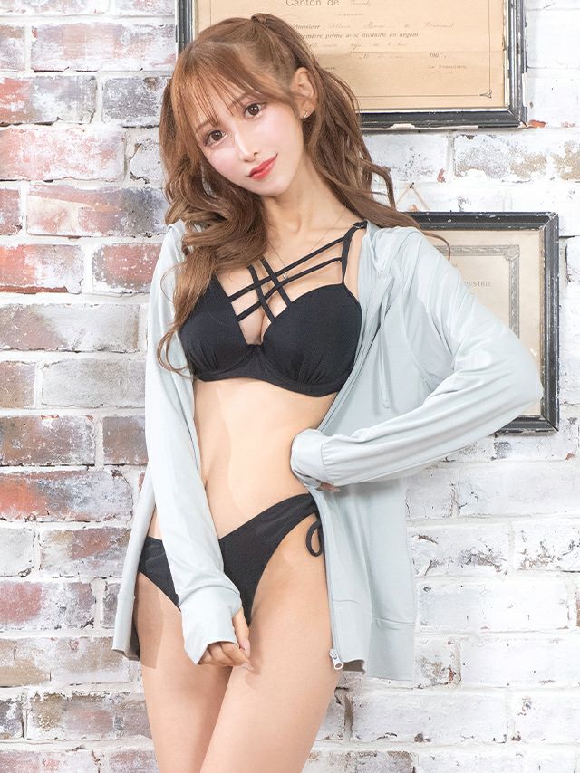 水着 羽織り UV対策 日焼け対策 体型カバー UPF50＋ 紫外線対策 長袖 無地 接触冷感ラッシュガードパーカー