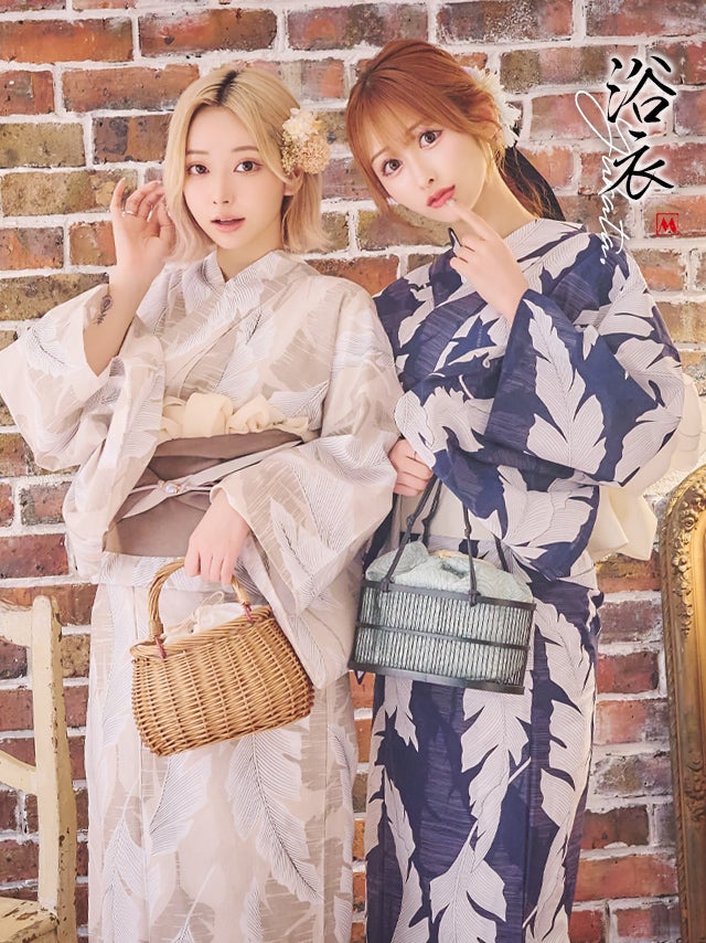 浴衣 レディース 大人 セット 帯 下駄 作り帯 平帯 レトロ 和装 和服 古典 ゆかた 青 ベージュ