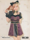 仮装 変装 コスチューム myMinette マイミネット ねこ コスプレ バストカット サテン ジャガード チャイナ 猫 アニマル