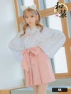 仮装 変装 コスチューム myMinette マイミネット 和装 巫女 白猫 体型カバー フレアスカート アニマル コスプレ