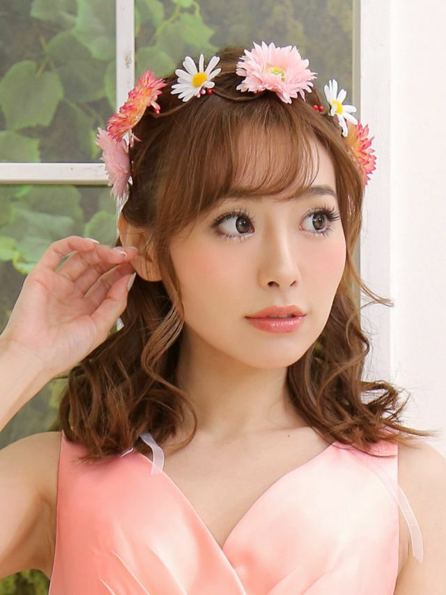 myMinette マイミネット 花冠 フラワー ヘッドアクセサリー