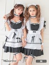 仮装 変装 コスチューム myMinette マイミネット コスプレ メイド フリル リボン フレアスカート ガーリー プチプラ