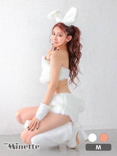 コスプレ ベアトップ ふわふわ アニマル　セクシー バニー