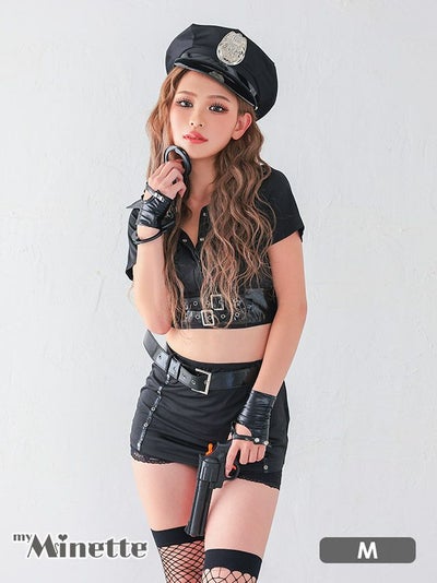 コスプレ ミニスカ ポリス 裾レース セクシー ポリス